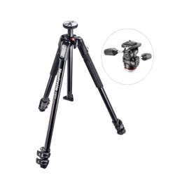 Tripie MANFROTTO MK190X3-3W1 De Aluminio 3 Secciones Con Cabeza