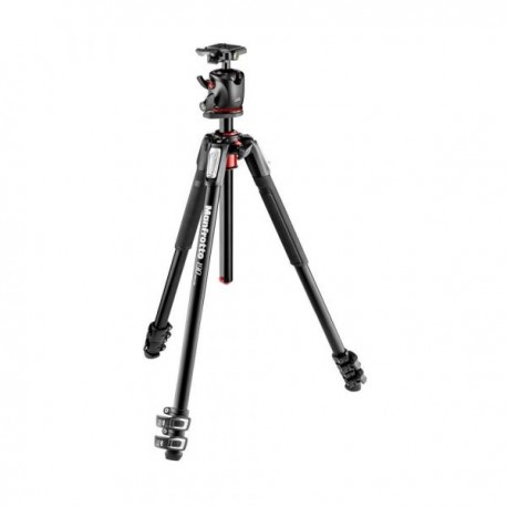 Tripie MANFROTTO MK 190XPRO3-BH02 de Aluminio 3 Secciones con Cabeza XPRO