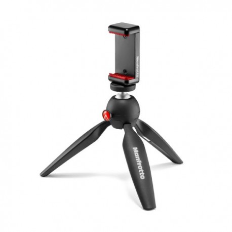 Tripie MANFROTTO MKPIXICLAMP-BK Negro con Montura para Smartphone