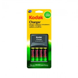 Cargador KODAK K-620 con 4 Pilas AA