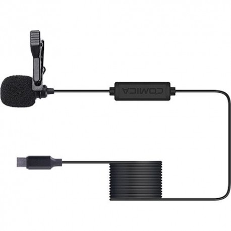 Micrófono COMICA V01SP (UC) 6.0m Lavalier Solapa USB-C