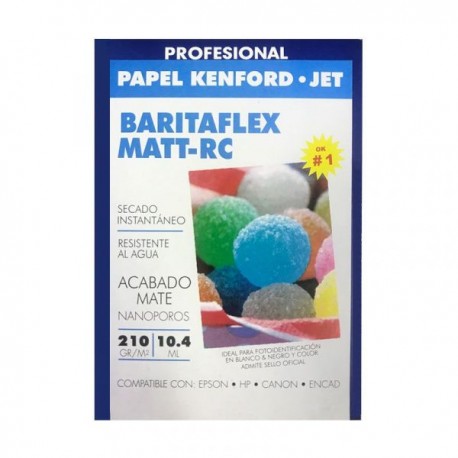 Papel KENFORD-JET 4X6 100H Barita Flex Matt-RC