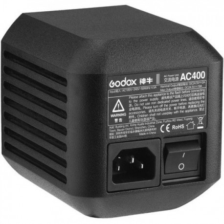 Adaptador de Corriente GODOX AC400 para AD400PRO