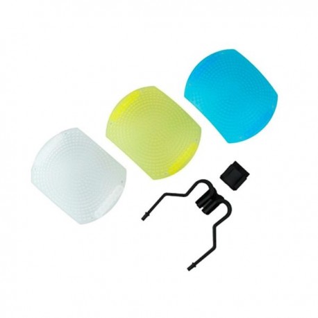 Difusor FC-22 POP-Up 3 Colores Para Flash