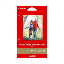 Papel CANON Inkjet 4X6 Glossy II 50 H PP-301