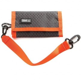 Estuche THINK TANK Pee Wee Para Memorias Gris/Naranja