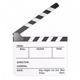 Claqueta de Acrilico LOVEFOTO para Director 25x30cm Monocromatica