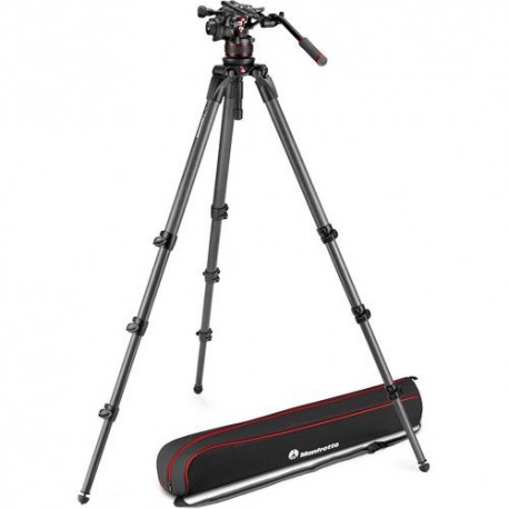 Kit para Video MANFROTTO MVK612CTALL Tripie 536 de Fibra de Carbono con Cabeza 612