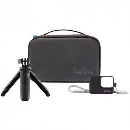 Kit de Viaje GOPRO AKTTR-001 (Estuche, Shorty, Funda de Silicon Negra)