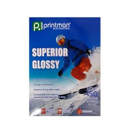 Papel PRINTMAN 8.5X11 Superior Glossy 150H