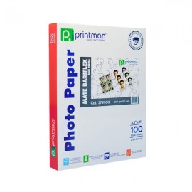 Papel PRINTMAN 8.5X11 Mate Bariflex 100H 10mils/240grs