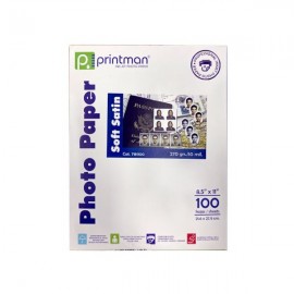 Papel PRINTMAN 8.5X11 Soft Satin 100H 10mils/270grs