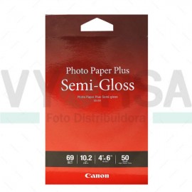 Papel CANON Plus Inkjet 4X6 Semi-Gloss 50H SG-201