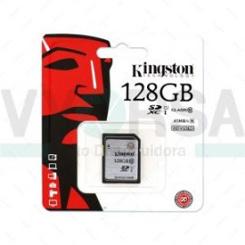 Tarjeta de Memoria KINGSTON SDHC 128GB Clase 10 45MB / S R