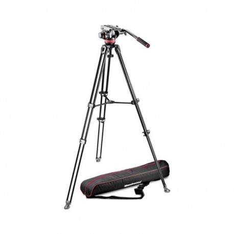 Tripie MANFROTTO MVK502AM-1 Con Patas Gemelas y Cabeza Fluida