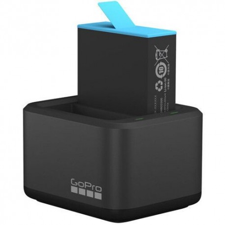 Cargador Doble GOPRO ADDBD-001 y Batería para Hero9 Negra