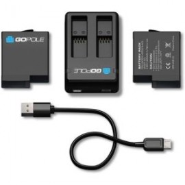 Cargador Dual GOPOLE para GOPRO Hero 7,6,5 - GPBK-H5B-30