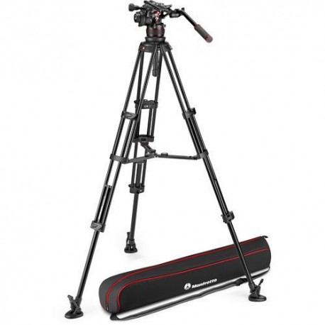 Kit de Cabeza Fluida MANFROTTO MVKN12TWINM Nitrotech SW Video con Tripie