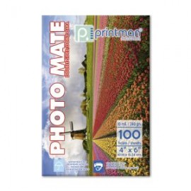 Papel PRINTMAN 4X6 Mate Doble Cara 100H