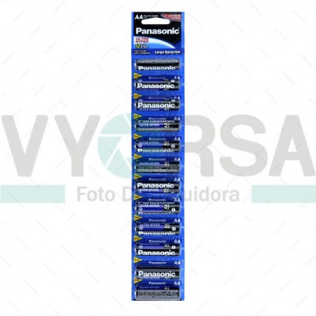 Pila PANASONIC AZUL AA-12 TIRA