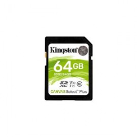 Tarjeta KINGSTON SD 64GB Clase 10 Canvas Select