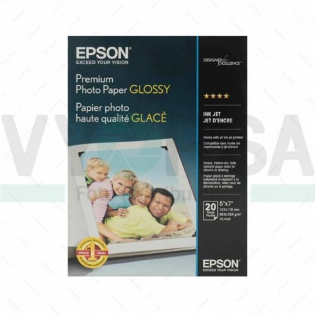 Papel EPSON Premium 5X7 Brillante