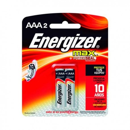 Pila ENERGIZER Alcalina Max AAA-2