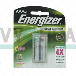 Pila Energizer AAA Recargable Blister con 2